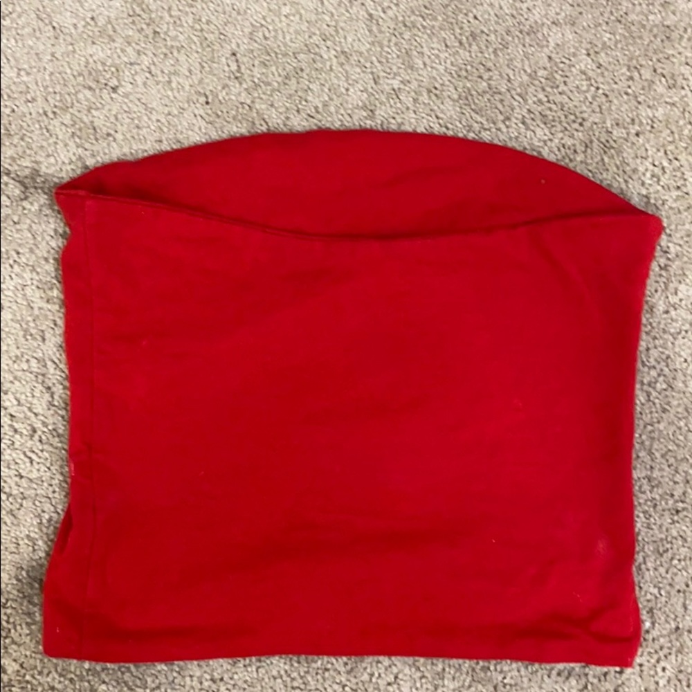 brandy red tube top!